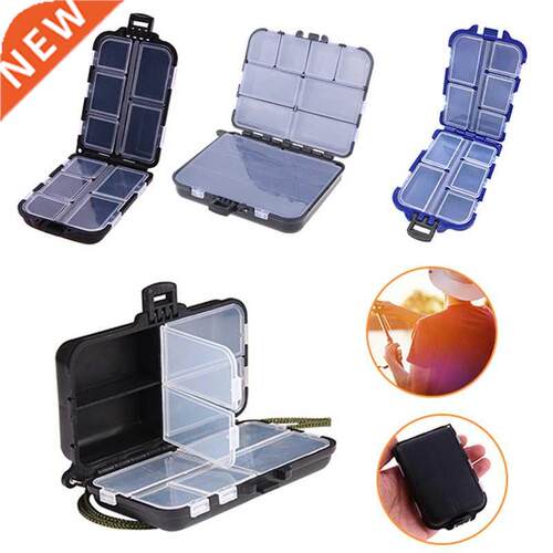 Fishing Box Plastic Storage Case Lure Spoon Hook Bait Tackle