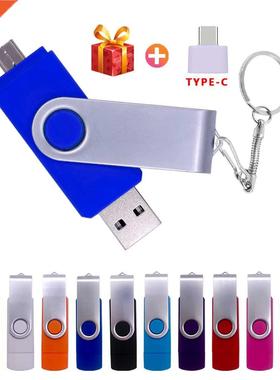 OTG 3 n 1 Metal Flash Drve USB 2.0 & Type-C Hgh Spee