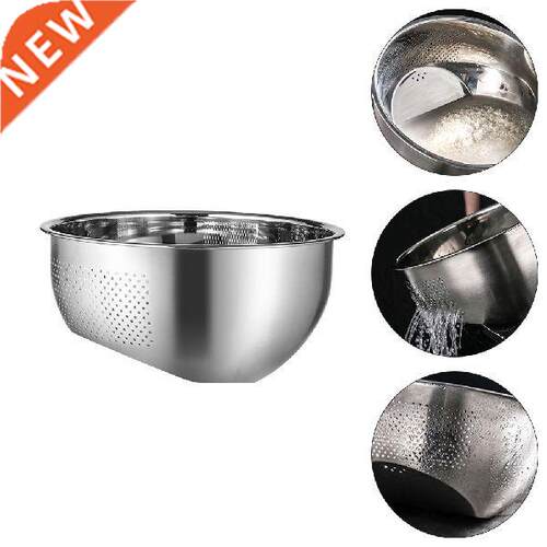 1Pc Stainless Steel Kitchen Drain Basket Vegetable Basin