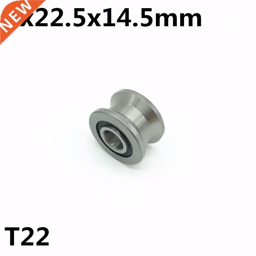 2pcs T22 8x22.5x14.5x13.5 mm T Groove Ball Bearing Guide Tra