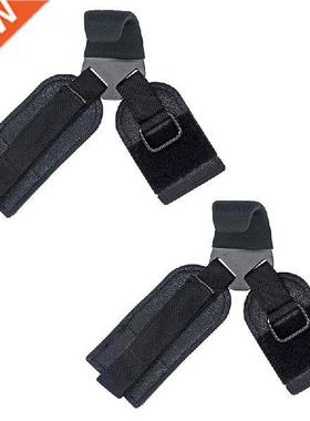 Weight Lifting Hooks Hand-Bar Wrist Straps Gym Fitness Band