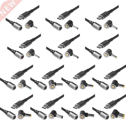 100W PD to DC Type-C Male Cable+Adapter Laptop Notebook Char