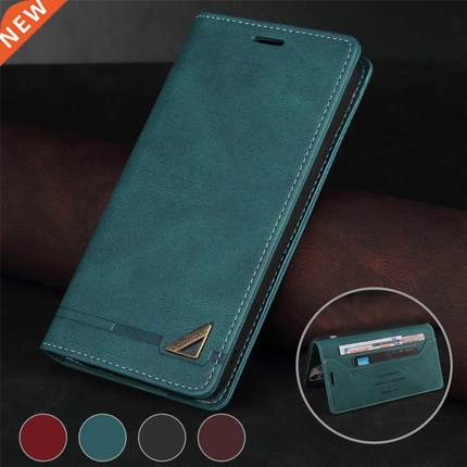 Anti-theft Leather Case For Redmi Note 11 Pro 11S 10 9S 8 7A