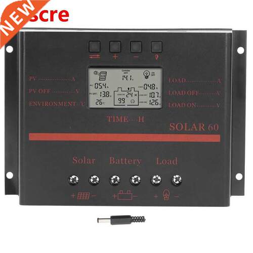 DC12V/24V PWM 60A Solar Charge Controller Solar Panel Regula