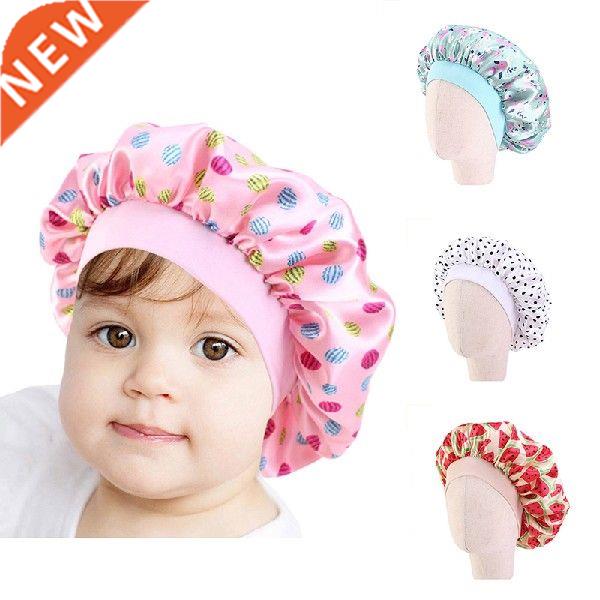 New Fashion Print Hair Bonnet Satin Silky Big Bonnet for