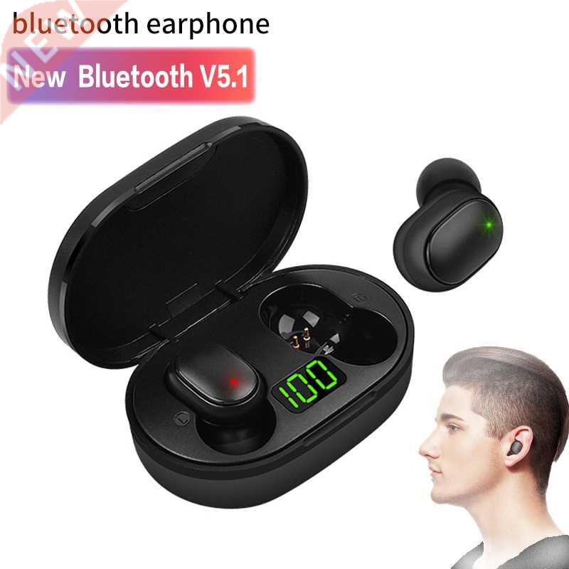 TWS E6S Wireless Headphones Bluetooth V5.1 Earphones Headset
