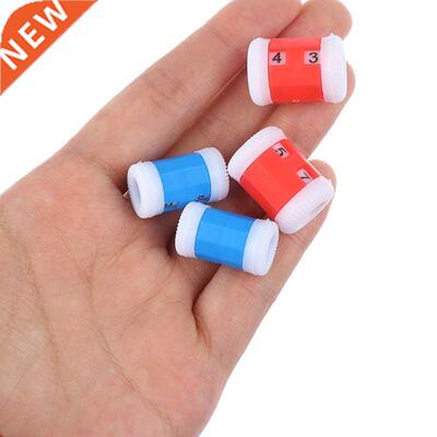 4PCS/Lot 2 Large Red +2 Small Blue Plastic Knit Knitting Nee