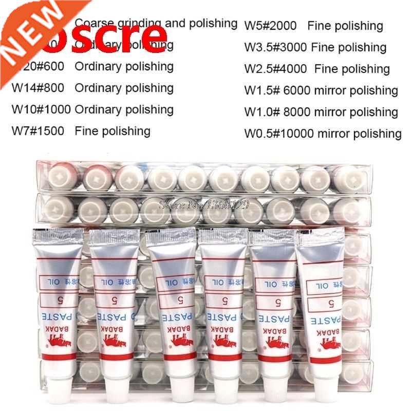 12pcs Diamond Polishing Lapping Paste Compound Singes 0.5