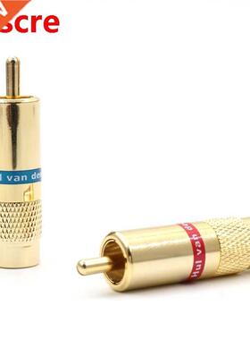4pcs Van den Hul C-8.4 RCA Plugs Audio RCA jack with diy VDH