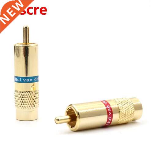 4pcs Van den Hul C-8.4 RCA Plugs Audio RCA jack with diy VDH