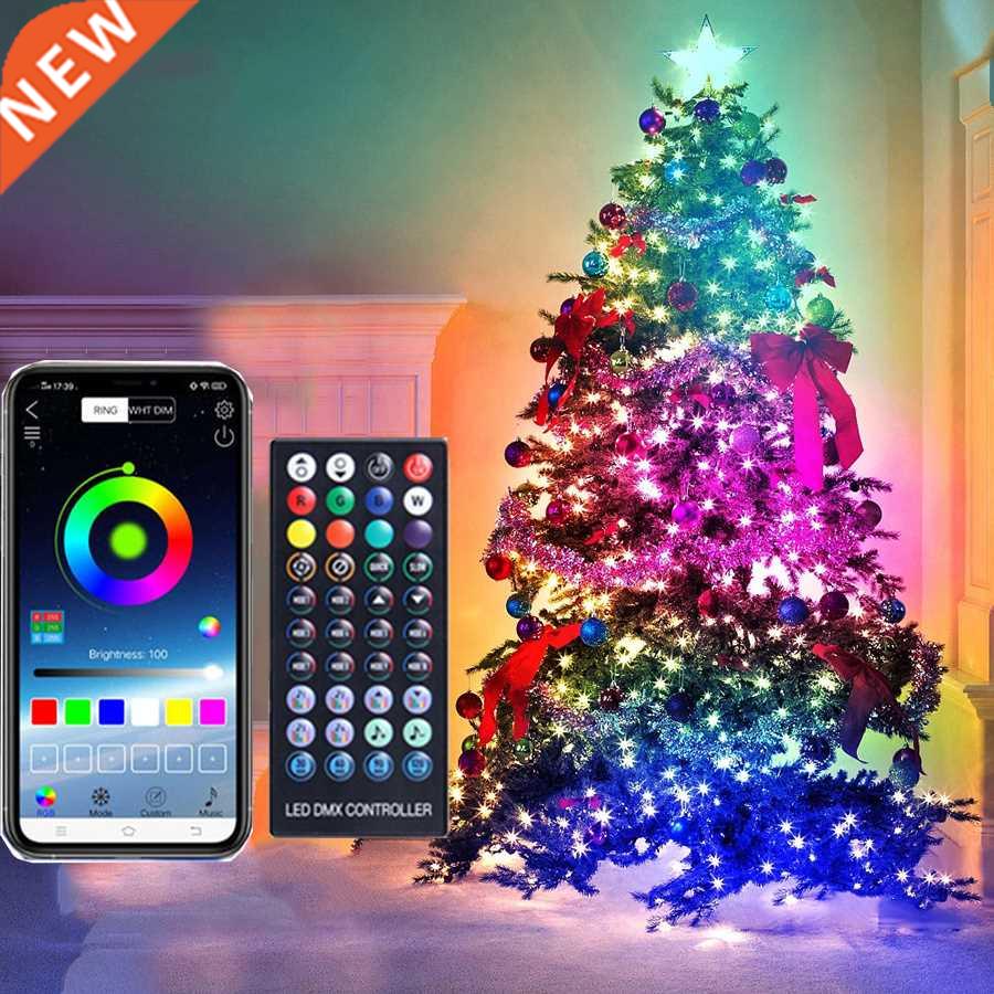 20M Smart App Control Fairy Light Outdoor RGB Bluetooth Chri