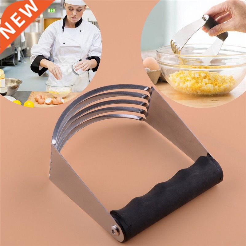Stainless Steel Dough Blender Soft Grip Pastry Cutter Flour
