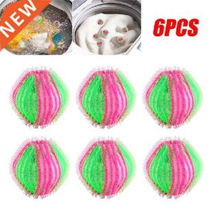 6Pcs Washing Machine Hair Remover Laundry Ball Reusable