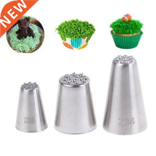 Pc Stainless Steel Grass Cream Icing Nozzles Pastry Decorat