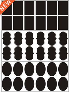 36Pcs Chalk Pen Chalkboard Sticker Labels Vinyl Kitchen