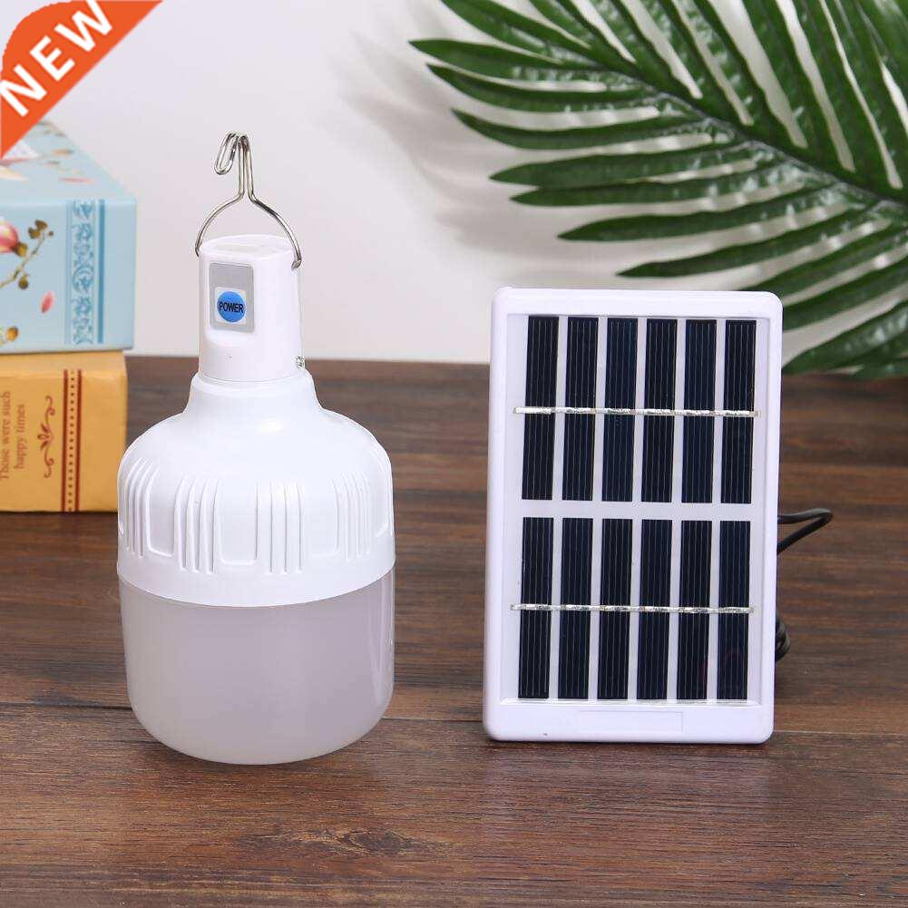 Portable 80W LED Solar Light 3 Modes Adjustable Emergency