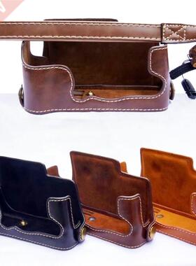 PU Leather Camera Bag Case For Fujifilm FUJI XE3 X E3 Batte