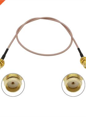 1Pcs RF Coaxial Cable RG316 SMA Female Jack to SMA Female Ja