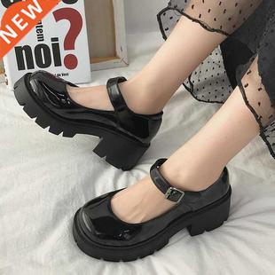 Spring Platform Leather Shoes Women Flats Casual Oxford Loaf