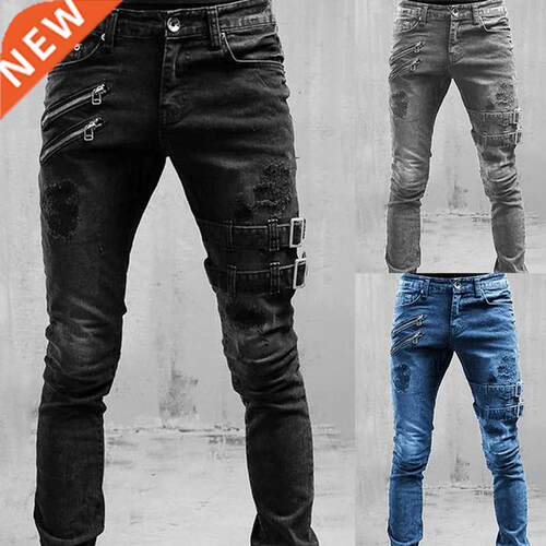 Straight Jeans Men High Waist Jean Spring Summer Boyfriend J