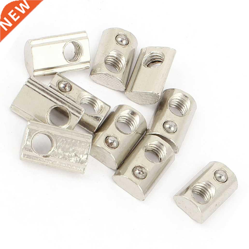 10pcs 20 Series M5 Slide-In Ball Spring T Slot Nut 13.6mmx8.