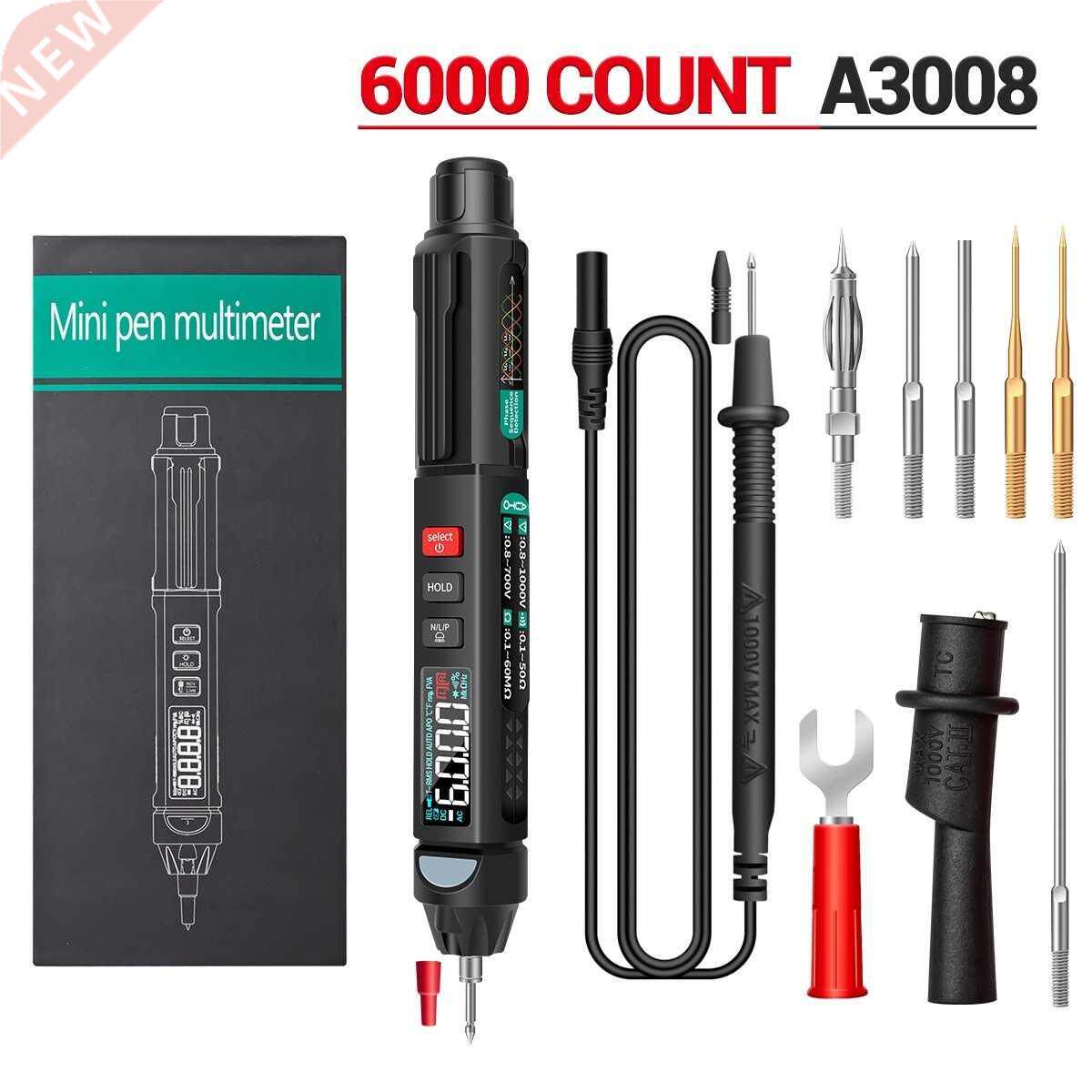 1 Set Multi-function Pen Multimeter A008A007 Digital Multi