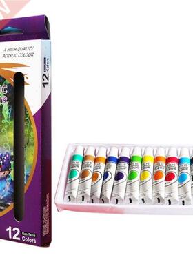 12 x 12ml Heavy Body Colors Rich Pigments Acrylic Paint Set