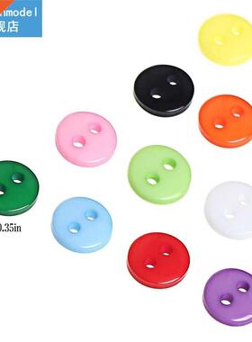 750 Pcs/set 2-hole Buttons Clothing  Sewing Crafting Plas