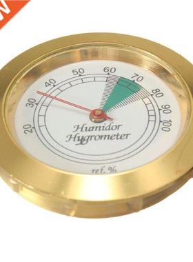 Wholesales 1pc 43mm Calibrate-able Gold frame Round hygromet