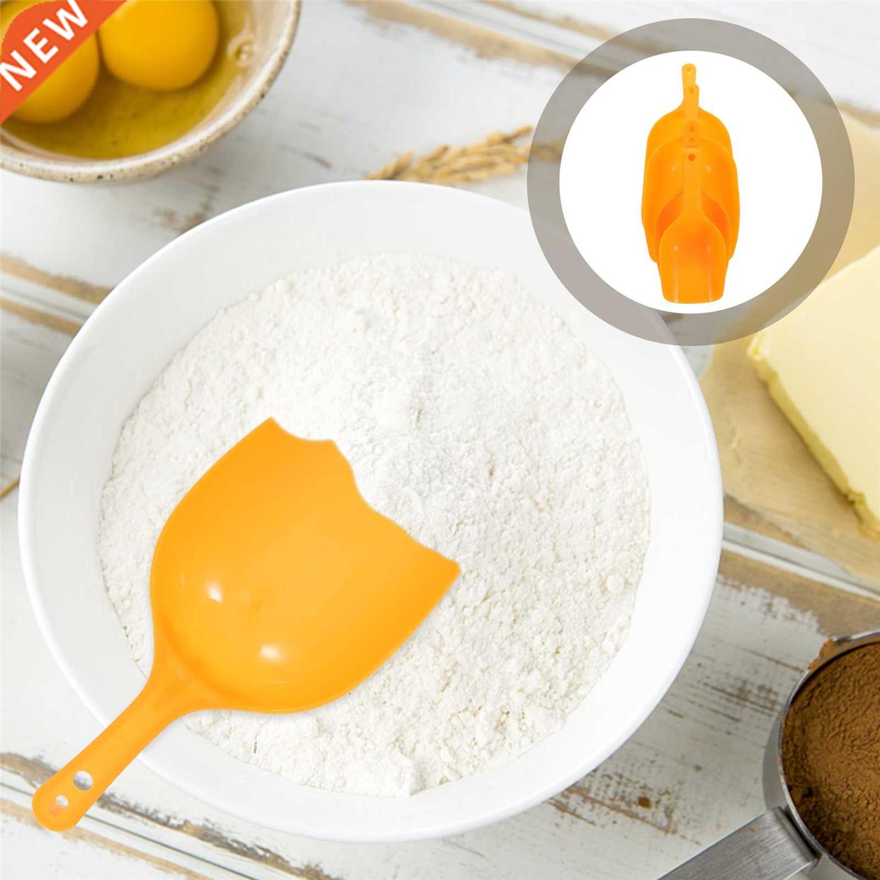 1 Set Rice Shovels Plastic Flour Shovels Cereals Shovels