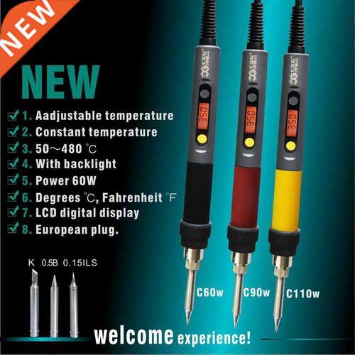 CXG C60W/C90W/C110W Solder Iron LCD Adjustable Temperature