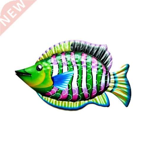 Metal Fish Hanging Wall Decor Art Bathroom Bedroom Sculpture