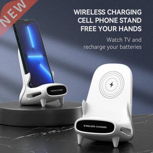 15W Wireless Desktop Charger Stand Induction Type C Fast Cha