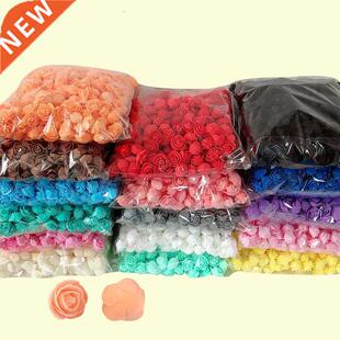 300-750pcs PE Rose Heds 3.5cm rtificil Flower For DIY ros