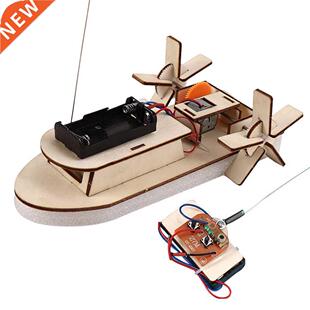 1 Set DIY Paddle Rad Schiff Assembling Toys Montag Modell