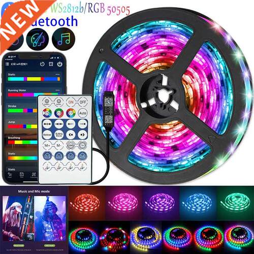 LED Strip Lights 1m-30m RGBIC WS2812B Chasing Effect Bluetoo