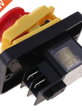 KJD12 230V 4-Pin Start Stop No Volt Release Push Button Swit