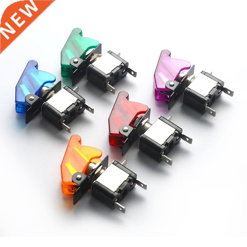 Car Truck Illuminated Led Toggle Switch Safety Aircraft Flip