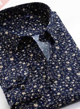 Men's Printed Shirt 2022 Autumn New Fashion Casual Loose Haw