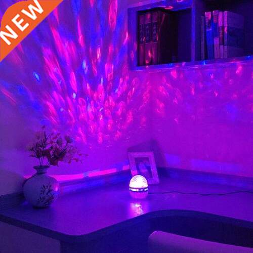 Rotating LED Night Light USB Disco DJ Stage Nightlight