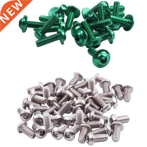 M6x12mm Stainless Steel Hex Socket Button Head Screws 50 Pcs