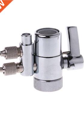 Water Filter Faucet Dual Diverter Valve M22 To 1/4 Plated B