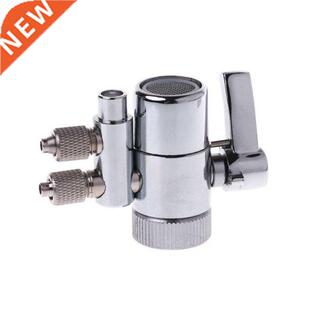 Water Filter Faucet Dual Diverter Valve M22 To 1/4 Plated B