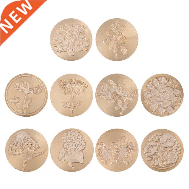 25mm Wax Seal Stamp Head Antique Plant Sealing Wax Replace C