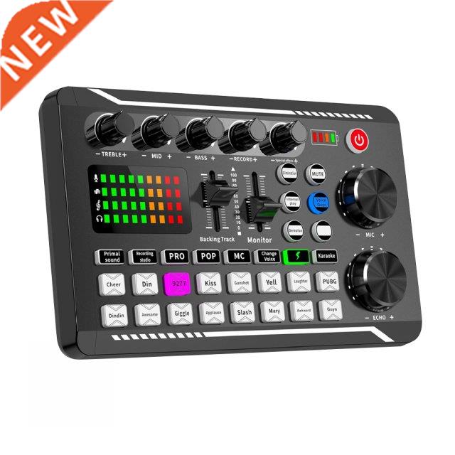 F998 Multi-functional Sound Card 16 Sound Effects Noise Redu