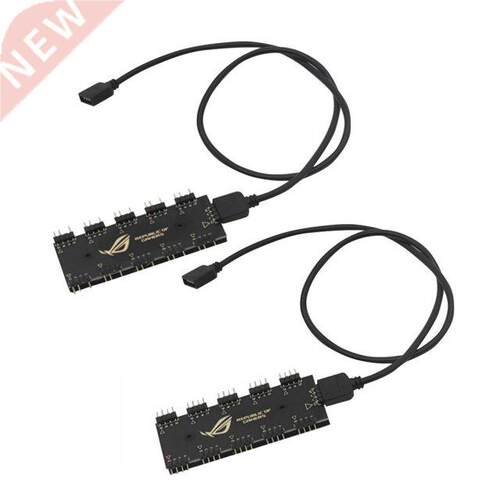 5V 3Pin/12V 4Pin RGB Synchronization HUB Splitter 1 to 10 RG