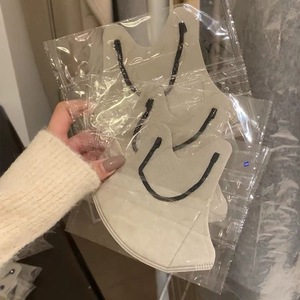 莫兰迪色3d立体口罩高颜值成人一次性防尘透气独立包装不花妆纯色