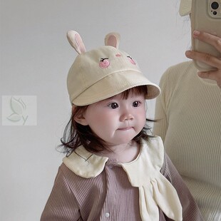宝宝帽子春夏款鸭舌帽可爱卡通棒球帽婴幼儿大檐防晒帽遮阳帽韩版