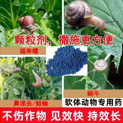 花卉植物菜地花盆花园菜园蜗牛特杀药蛞蝓螺丝鼻涕虫软体虫专用药