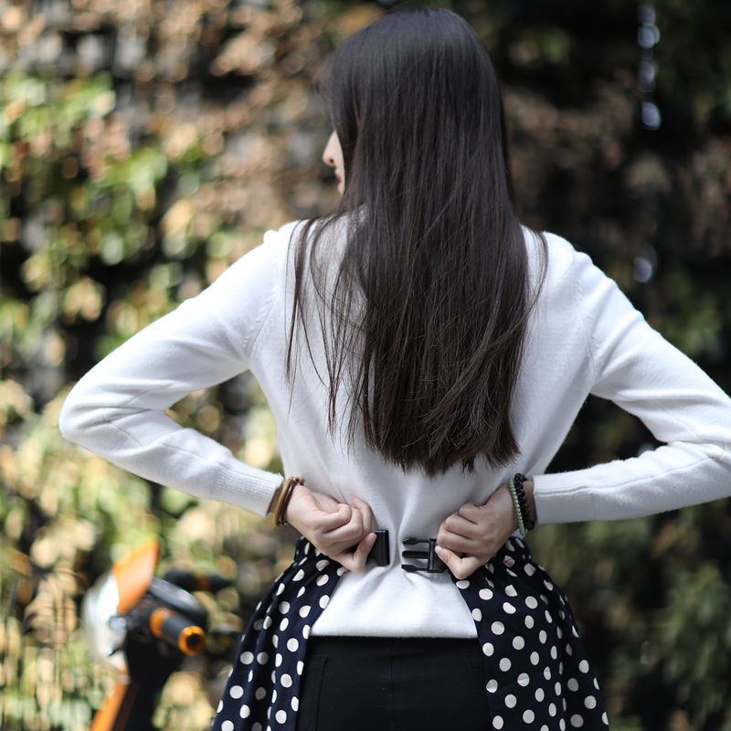 电动车遮腿裙女防走光围裙防晒裙一片式骑车半身群时尚简约裙子